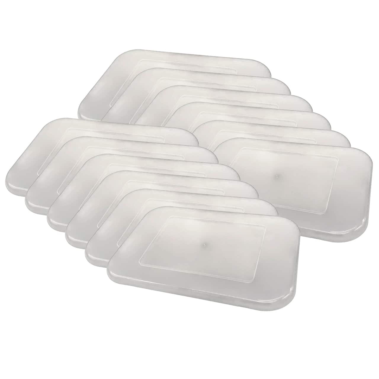 Teacher Created Resources® Small Clear Plastic Storage Bin Lid, 12ct.